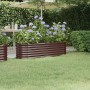 Jardinera arriate acero galvanizado marrón 152x40x36 cm en Macetas y jardineras | Comprar online en Foru.es