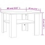 Mesa de centro madera contrachapada roble Sonoma 60x60x42 cm de vidaXL, Mesas de centro - Ref: Foro24-800210, Precio: 47,36 €...