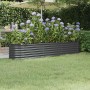 Jardinera acero galvanizado antracita 224x40x36 cm en Macetas y jardineras | Comprar online en Foru.es