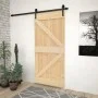 Sliding door with solid pine wood fittings 100x210 cm by vidaXL, Doors - Ref: Foro24-3057504, Price: 222,43 €, Discount: %