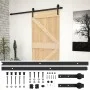 Sliding door with solid pine wood fittings 100x210 cm by vidaXL, Doors - Ref: Foro24-3057504, Price: 222,43 €, Discount: %