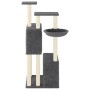 Rascador para gatos con postes de sisal gris oscuro 122 cm de vidaXL, Mobiliario para gatos - Ref: Foro24-172054, Precio: 55,...