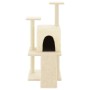 Rascador para gatos con postes de sisal color crema 110 cm de vidaXL, Mobiliario para gatos - Ref: Foro24-172037, Precio: 41,...