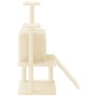 Rascador para gatos con postes de sisal color crema 110 cm de vidaXL, Mobiliario para gatos - Ref: Foro24-172037, Precio: 41,...