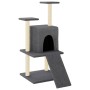 Rascador para gatos con postes de sisal gris oscuro 110 cm de vidaXL, Mobiliario para gatos - Ref: Foro24-172039, Precio: 49,...