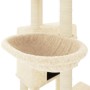 Rascador para gatos con postes de sisal color crema 122 cm de vidaXL, Mobiliario para gatos - Ref: Foro24-172052, Precio: 57,...