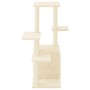 Rascador para gatos con postes de sisal color crema 97,5 cm de vidaXL, Mobiliario para gatos - Ref: Foro24-172049, Precio: 40...