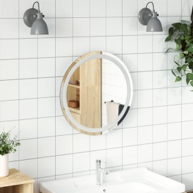 Espejo de baño LED redondo 50 cm de vidaXL, Espejos - Ref: Foro24-353278, Precio: 54,97 €, Descuento: %