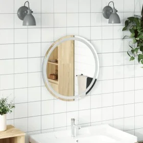 Round LED bathroom mirror 60 cm by vidaXL, Mirrors - Ref: Foro24-353279, Price: 63,33 €, Discount: %