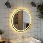 Espejo de baño LED redondo 70 cm de vidaXL, Espejos - Ref: Foro24-353280, Precio: 77,33 €, Descuento: %