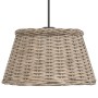 Pantalla para lámpara de techo mimbre marrón Ø50x30 cm de vidaXL, Pantallas para lámparas - Ref: Foro24-364379, Precio: 49,13...
