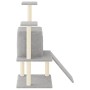 Rascador para gatos con postes de sisal gris claro 110 cm de vidaXL, Mobiliario para gatos - Ref: Foro24-172038, Precio: 36,4...