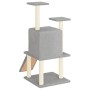 Rascador para gatos con postes de sisal gris claro 110 cm de vidaXL, Mobiliario para gatos - Ref: Foro24-172038, Precio: 36,4...
