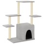 Rascador para gatos con postes de sisal gris claro 97,5 cm de vidaXL, Mobiliario para gatos - Ref: Foro24-172050, Precio: 38,...