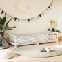 White pine wood children's bed frame 90x200 cm by vidaXL, Cribs and beds for children - Ref: Foro24-834424, Price: 92,99 €, D...
