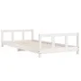 White pine wood children's bed frame 90x200 cm by vidaXL, Cribs and beds for children - Ref: Foro24-834424, Price: 92,99 €, D...