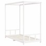 Estructura de cama para niños madera de pino blanco 90x200 cm de vidaXL, Cunas y camas para niños - Ref: Foro24-834523, Preci...