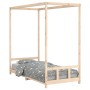 Estructura de cama para niños madera maciza de pino 90x200 cm de vidaXL, Cunas y camas para niños - Ref: Foro24-834522, Preci...