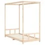 Estructura de cama para niños madera maciza de pino 90x200 cm de vidaXL, Cunas y camas para niños - Ref: Foro24-834522, Preci...