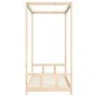 Estructura de cama para niños madera maciza de pino 90x200 cm de vidaXL, Cunas y camas para niños - Ref: Foro24-834522, Preci...