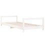 Estructura de cama para niños madera de pino blanco 90x200 cm de vidaXL, Cunas y camas para niños - Ref: Foro24-834394, Preci...