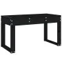 Banco de jardín madera maciza de pino negro 80x38x45 cm de vidaXL, Bancos de jardín - Ref: Foro24-825090, Precio: 64,17 €, De...