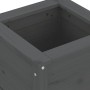 Jardinera madera maciza de pino gris 40x40x39 cm de vidaXL, Maceteros y jardineras - Ref: Foro24-825249, Precio: 52,61 €, Des...