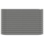 Jardinera arriate acero galvanizado gris 114x40x68 cm en Macetas y jardineras | Comprar online en Foru.es