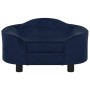 Sofá para perros felpa azul 67x47x36 cm en Camas para perros | Comprar online en Foru.es