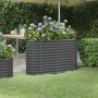 Jardinera arriate acero galvanizado antracita 114x40x68 cm en Macetas y jardineras | Comprar online en Foru.es