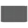 Jardinera arriate acero galvanizado antracita 114x40x68 cm en Macetas y jardineras | Comprar online en Foru.es