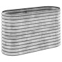 Jardinera arriate acero galvanizado plata 114x40x68 cm en Macetas y jardineras | Comprar online en Foru.es
