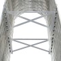 Jardinera arriate acero galvanizado plata 114x40x68 cm en Macetas y jardineras | Comprar online en Foru.es
