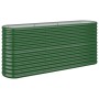 Jardinera arriate acero galvanizado verde 152x40x68 cm en Macetas y jardineras | Comprar online en Foru.es