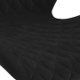 Taburetes de cocina 2 unidades terciopelo negro de vidaXL, Taburetes de cocina - Ref: Foro24-334908, Precio: 151,49 €, Descue...