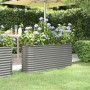 Jardinera arriate acero galvanizado gris 152x40x68 cm en Macetas y jardineras | Comprar online en Foru.es