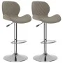 Kitchen stools 2 units light gray velvet by vidaXL, Kitchen stools - Ref: Foro24-334911, Price: 121,23 €, Discount: %