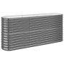 Jardinera arriate acero galvanizado antracita 152x40x68 cm en Macetas y jardineras | Comprar online en Foru.es