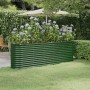 Jardinera arriate acero galvanizado verde 224x40x68 cm en Macetas y jardineras | Comprar online en Foru.es