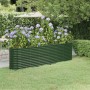 Jardinera arriate acero galvanizado verde 260x40x68 cm en Macetas y jardineras | Comprar online en Foru.es