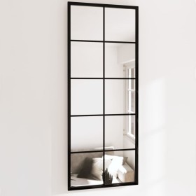 Espejos de pared 2 uds metal negro 100x40 cm en Espejos | Comprar online en Foru.es