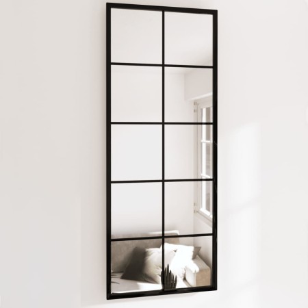 Espejos de pared 2 uds metal negro 100x40 cm en Espejos | Comprar online en Foru.es