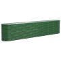 Jardinera arriate acero recubrimiento polvo verde 332x40x68 cm en Macetas y jardineras | Comprar online en Foru.es