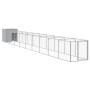 Caseta perro corral acero galvanizado gris claro 110x1017x110cm en Casetas para perros | Comprar online en Foru.es