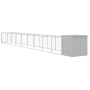 Caseta perro corral acero galvanizado gris claro 110x1017x110cm en Casetas para perros | Comprar online en Foru.es