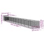 Caseta perro corral acero galvanizado gris claro 110x1221x110cm en Casetas para perros | Comprar online en Foru.es