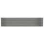 Jardinera arriate acero galvanizado gris 332x40x68 cm en Macetas y jardineras | Comprar online en Foru.es