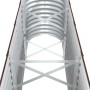 Jardinera arriate acero galvanizado marrón 332x40x68 cm en Macetas y jardineras | Comprar online en Foru.es
