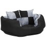 Cojín para perro reversible y lavable gris y negro 65x50x20 cm en Camas para perros | Comprar online en Foru.es