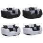Cojín para perro reversible y lavable gris y negro 65x50x20 cm en Camas para perros | Comprar online en Foru.es